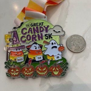 Gone for A Run Virtual running medal - The Great Candy Corn 5K